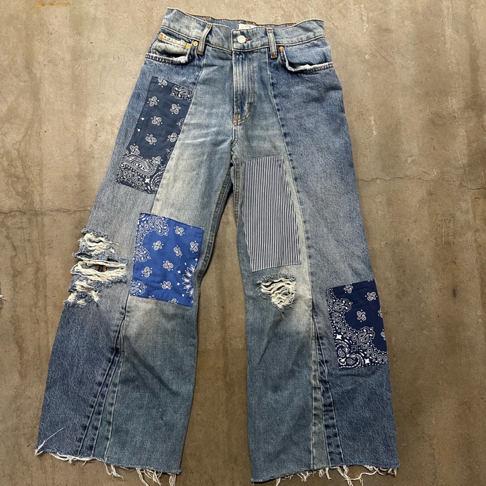 We The Free Patchwork Jeans (Vintage)